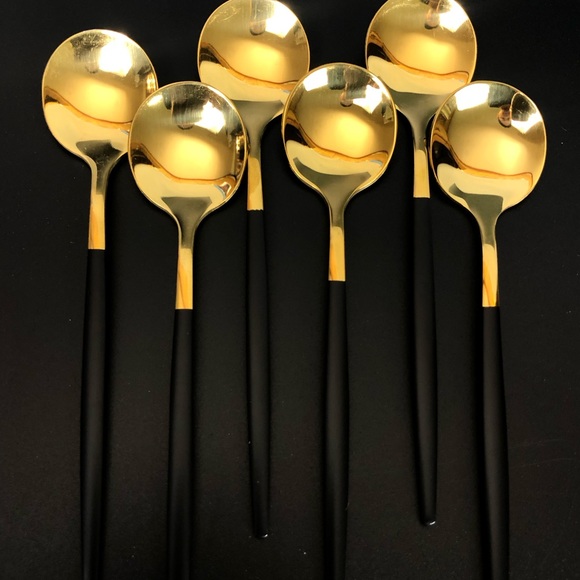 24pcs Stainless Steel Cutlery Set Portuguese Spoon Western Cutlery Sets - Picture 9 of 16